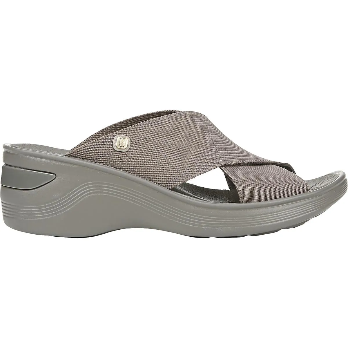 Desire Womens Woven Stretch Wedges
