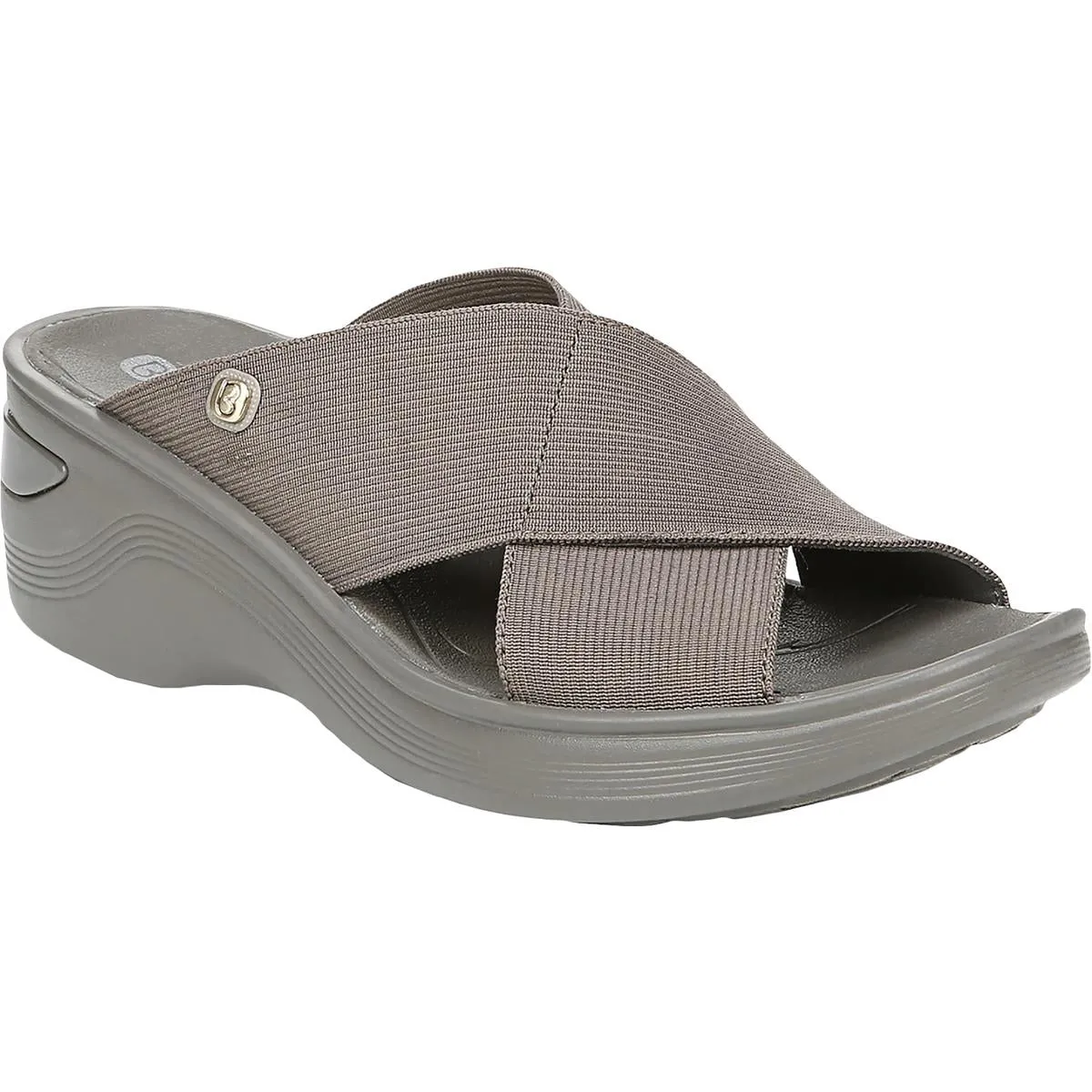 Desire Womens Woven Stretch Wedges