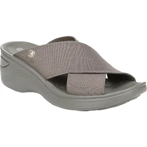 Desire Womens Woven Stretch Wedges