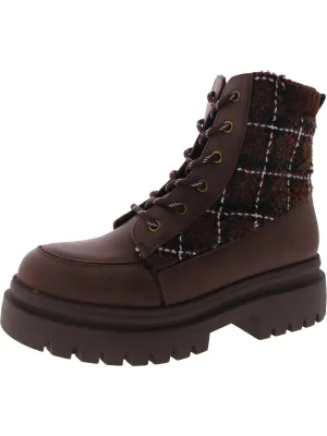 Desmond Womens Faux Leather Winter & Snow Boots