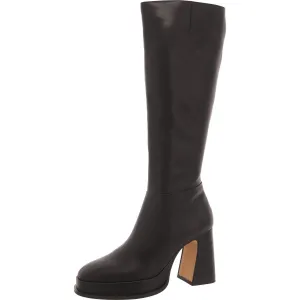 Dextra Womens Block Heel Tall Over-The-Knee Boots