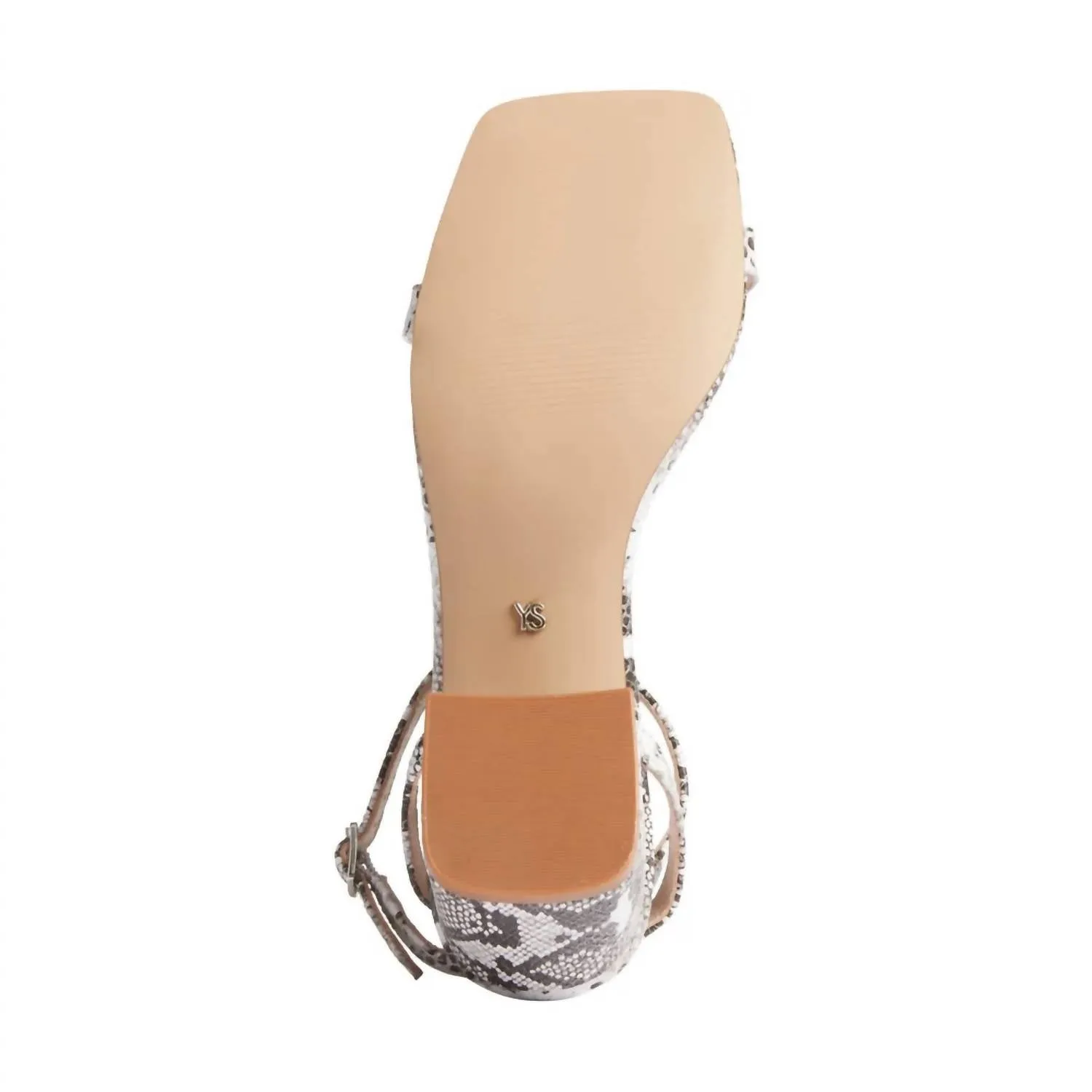 Diana Heels In Natural Snake