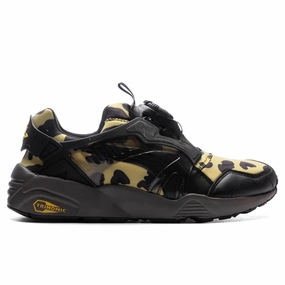 Disc Blaze Leopard - Khaki Puma sneakers for casual streetwear