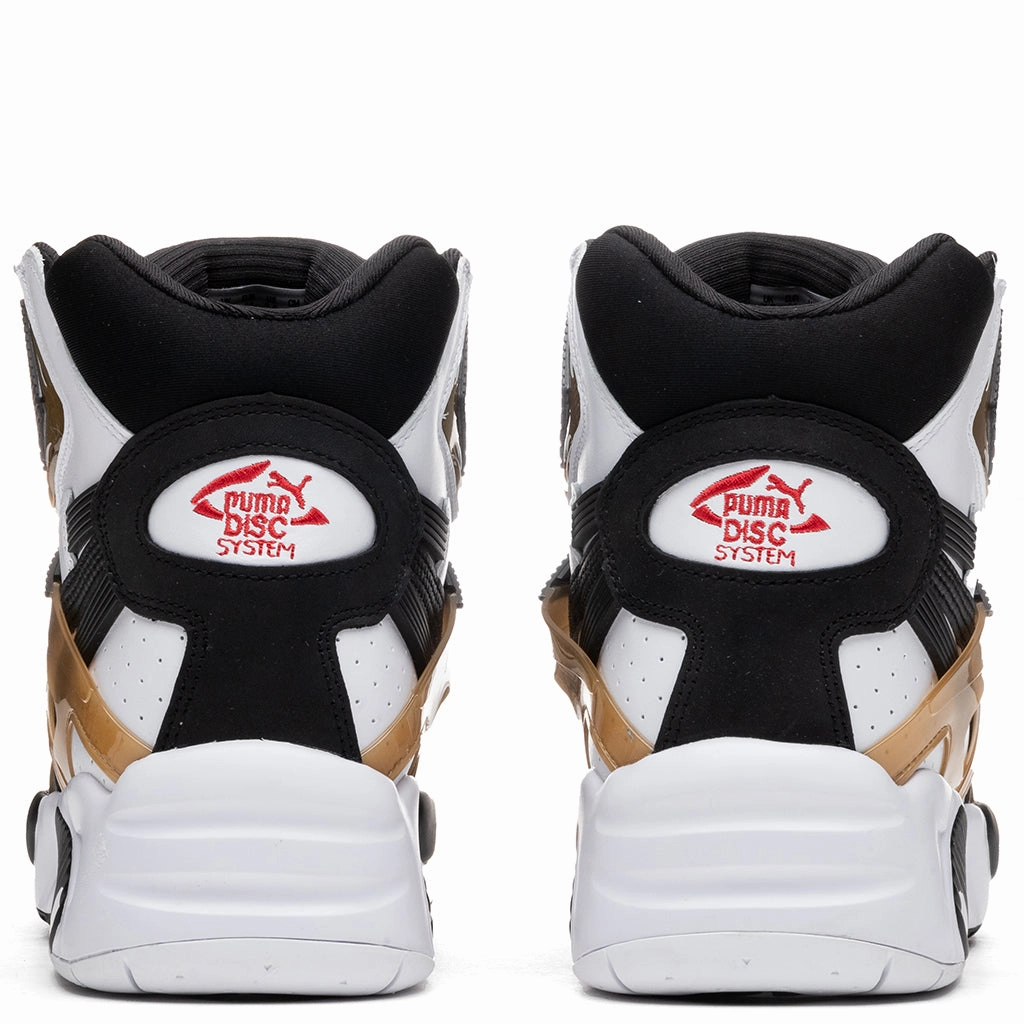 Disc System Weapon OG - White Puma Stripe Logo Trainers