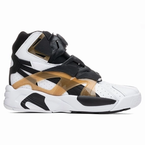Disc System Weapon OG - White Puma trainers with bold stripe logo