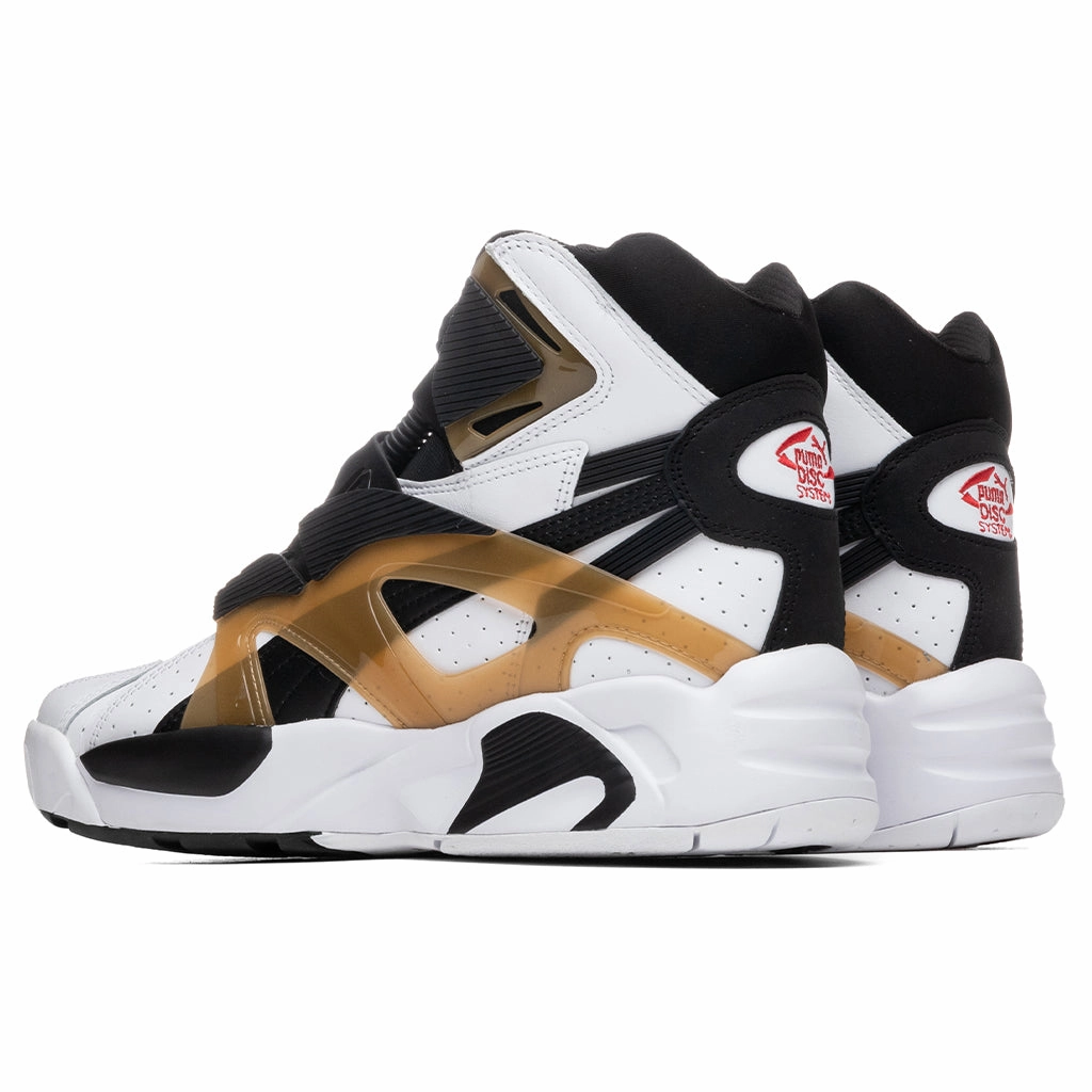 Disc System Weapon OG - White Puma Stripe Logo Trainers