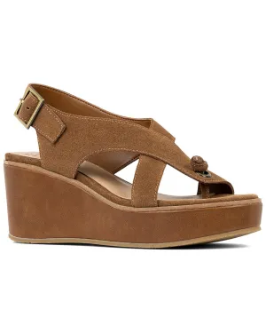 Donald Pliner Alanee02 Suede Slingback Wedge Sandal