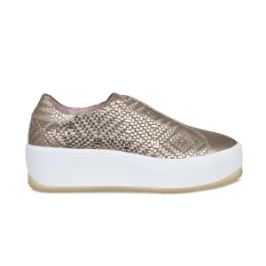 Drama: Metallic Weave Leather