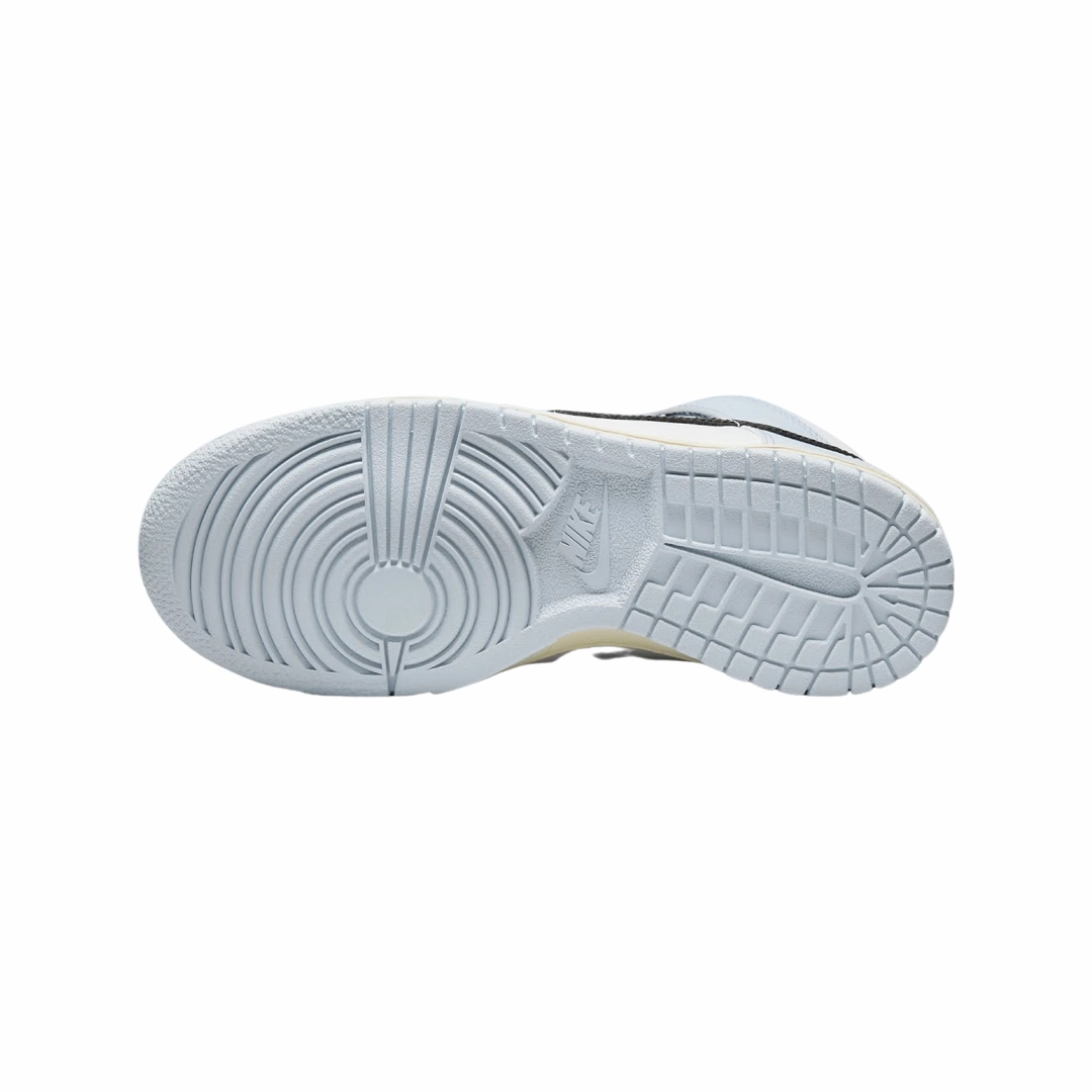 Dunk Hi GS Aluminum White Black Modern Sneakers