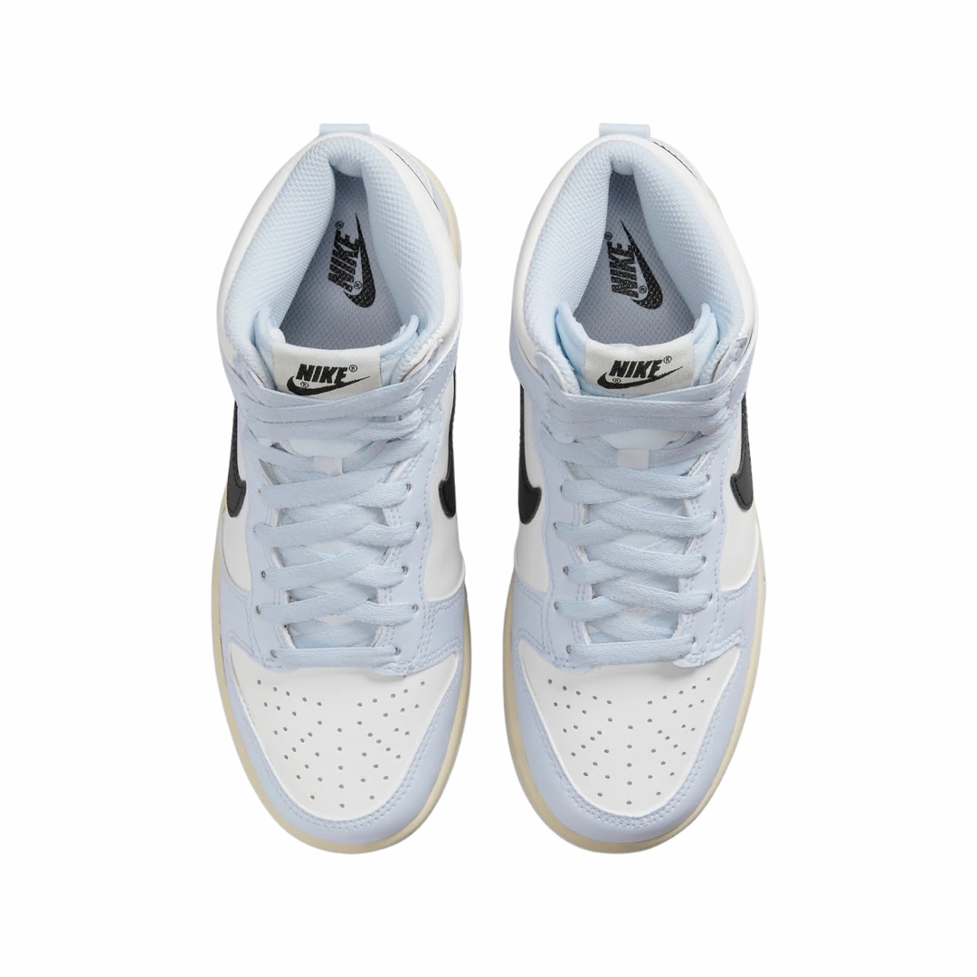 Dunk Hi GS Aluminum White Black Modern Sneakers
