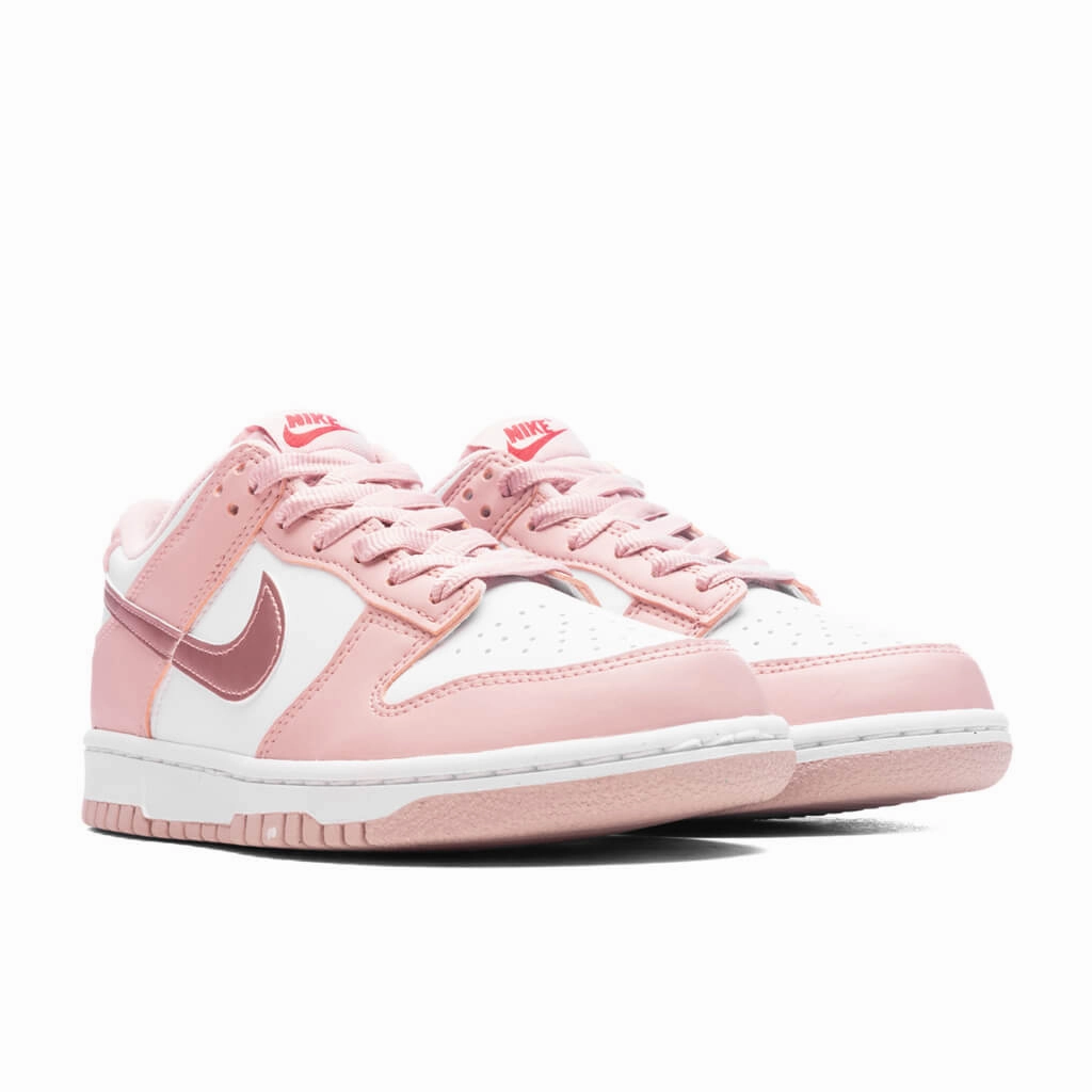Dunk Low (GS) - Pink Glaze/Pink Glaze/White/Pomegranate Nike Retro Lifestyle Shoes
