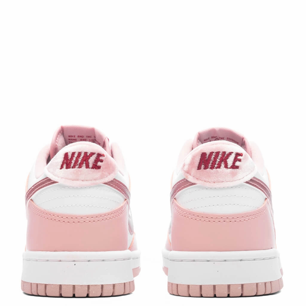 Dunk Low (GS) - Pink Glaze/Pink Glaze/White/Pomegranate Nike Retro Lifestyle Shoes