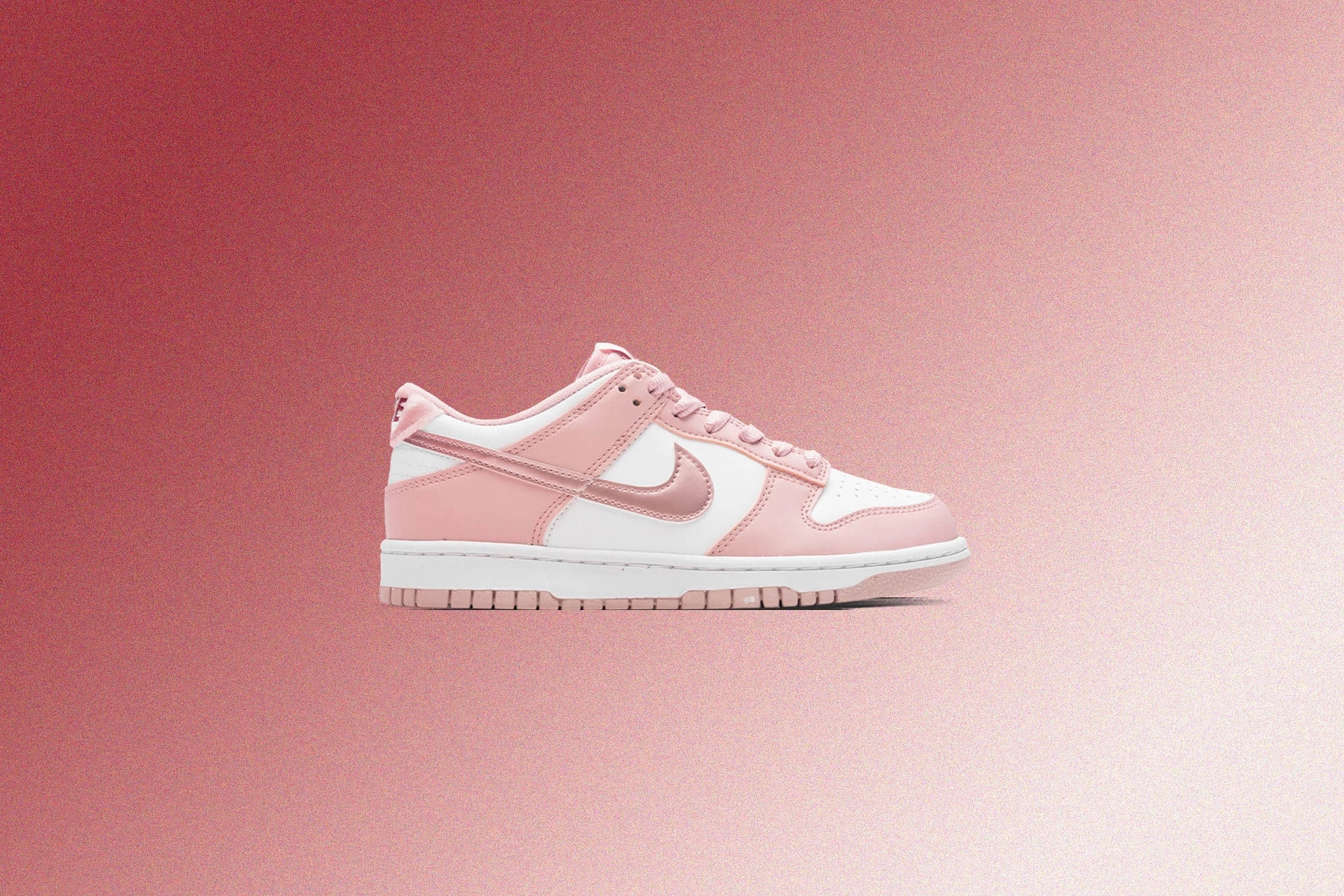 Dunk Low (GS) - Pink Glaze/Pink Glaze/White/Pomegranate Nike Retro Lifestyle Shoes