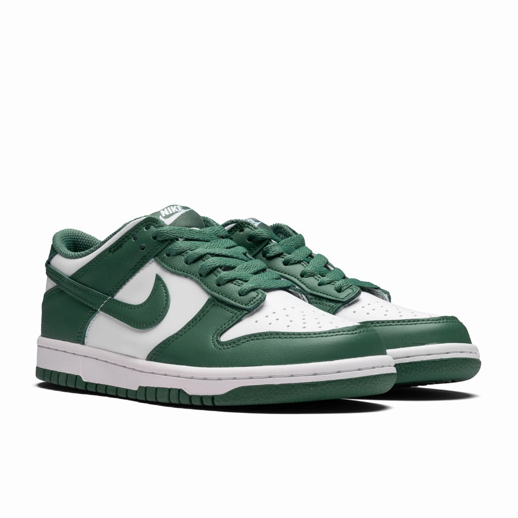 Dunk Low (GS) 'Spruce Green' - White/Bicoastal Nike Retro Lifestyle Shoes