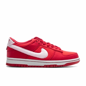 Dunk Low (GS) 'Valentines Day' - Fire Red/Pink Foam/Light Crimson/White Nike signature design with comfort fit