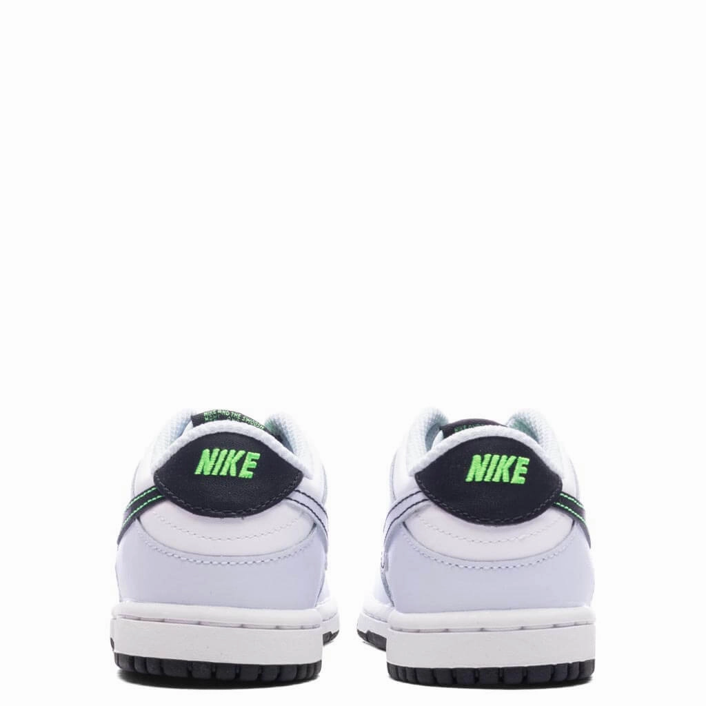Dunk Low (TD) - White/Black/Football Grey Nike Retro Lifestyle Shoes