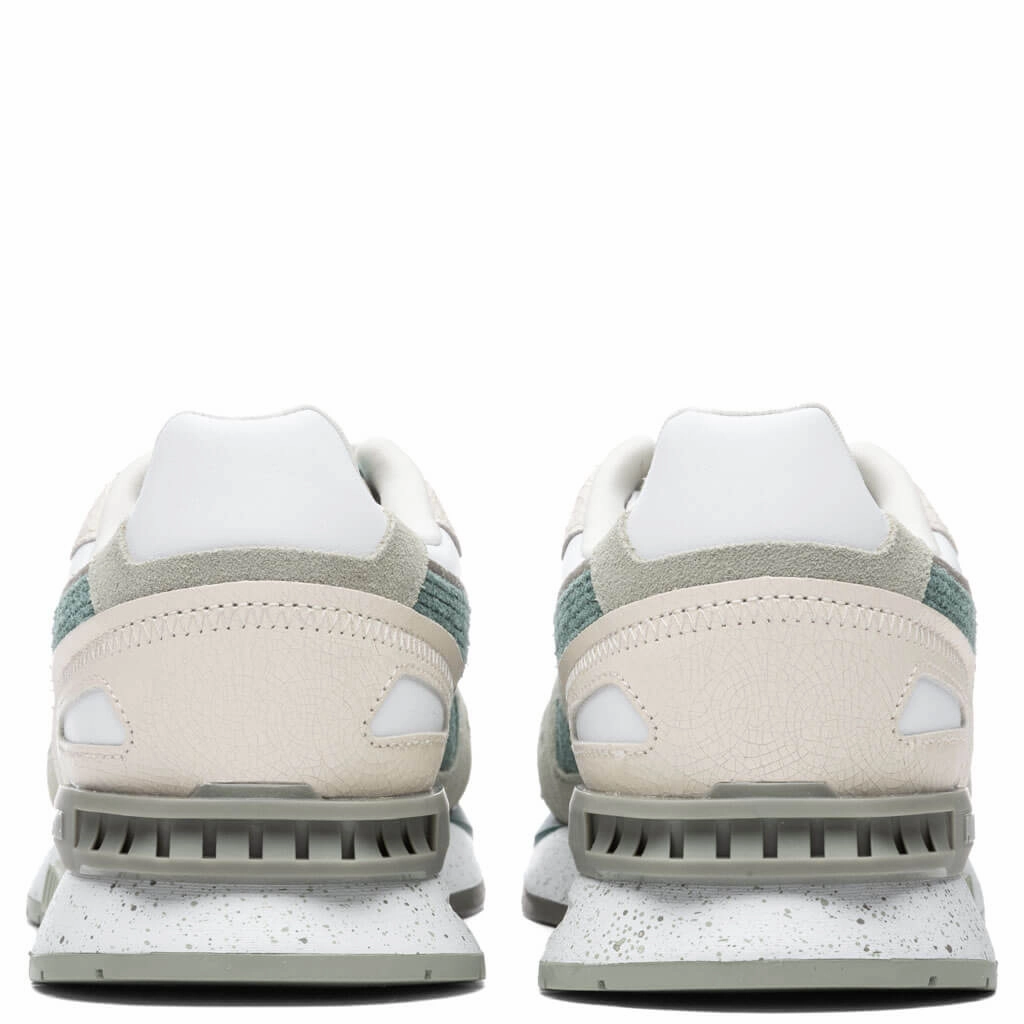 Earthbrake Mirage Mox - White/Desert Sage Puma Stripe Logo Trainers