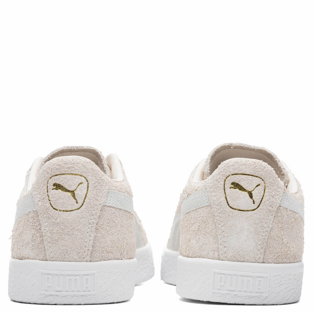 Earthbrake Suede VTG - Eggnog/White Puma Suede Street Sneakers