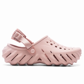 Echo Clog - Pink Clay Crocs comfort shoes