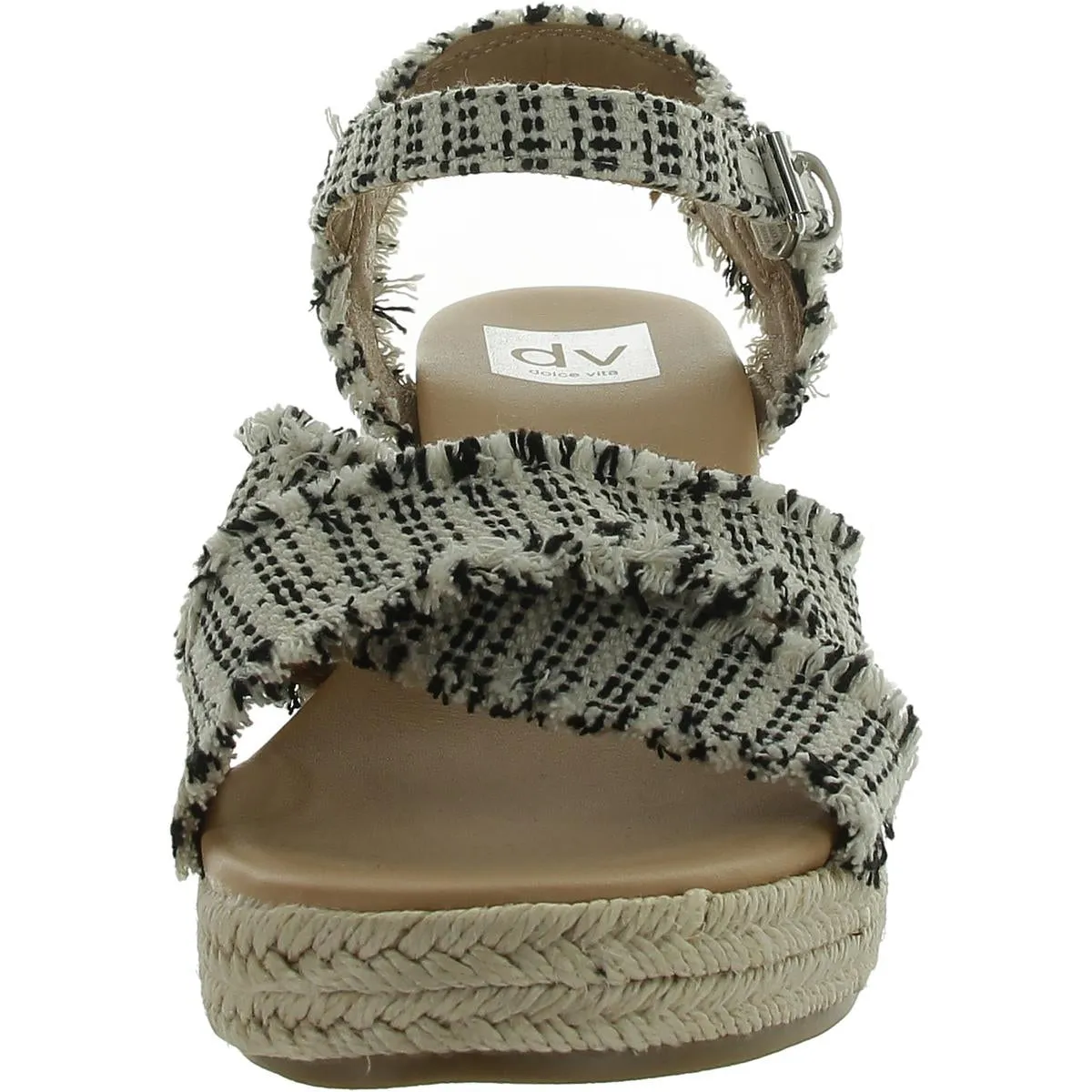Edonna Womens Slip On Open Toe Espadrilles