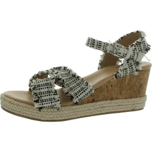 Edonna Womens Slip On Open Toe Espadrilles