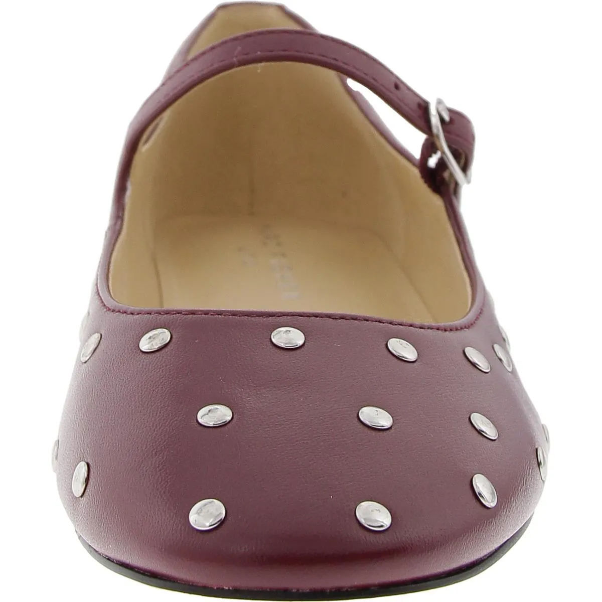 ELIZZA Womens Beaded Manmade Ballet Flats