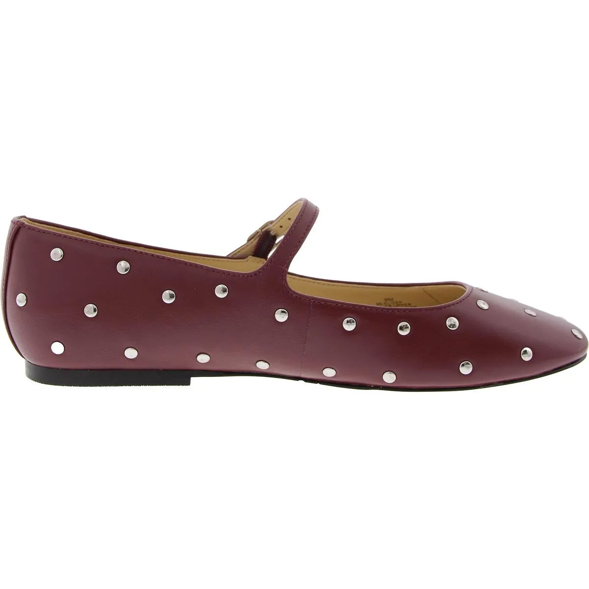 ELIZZA Womens Beaded Manmade Ballet Flats