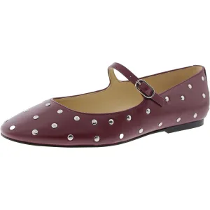 ELIZZA Womens Beaded Manmade Ballet Flats