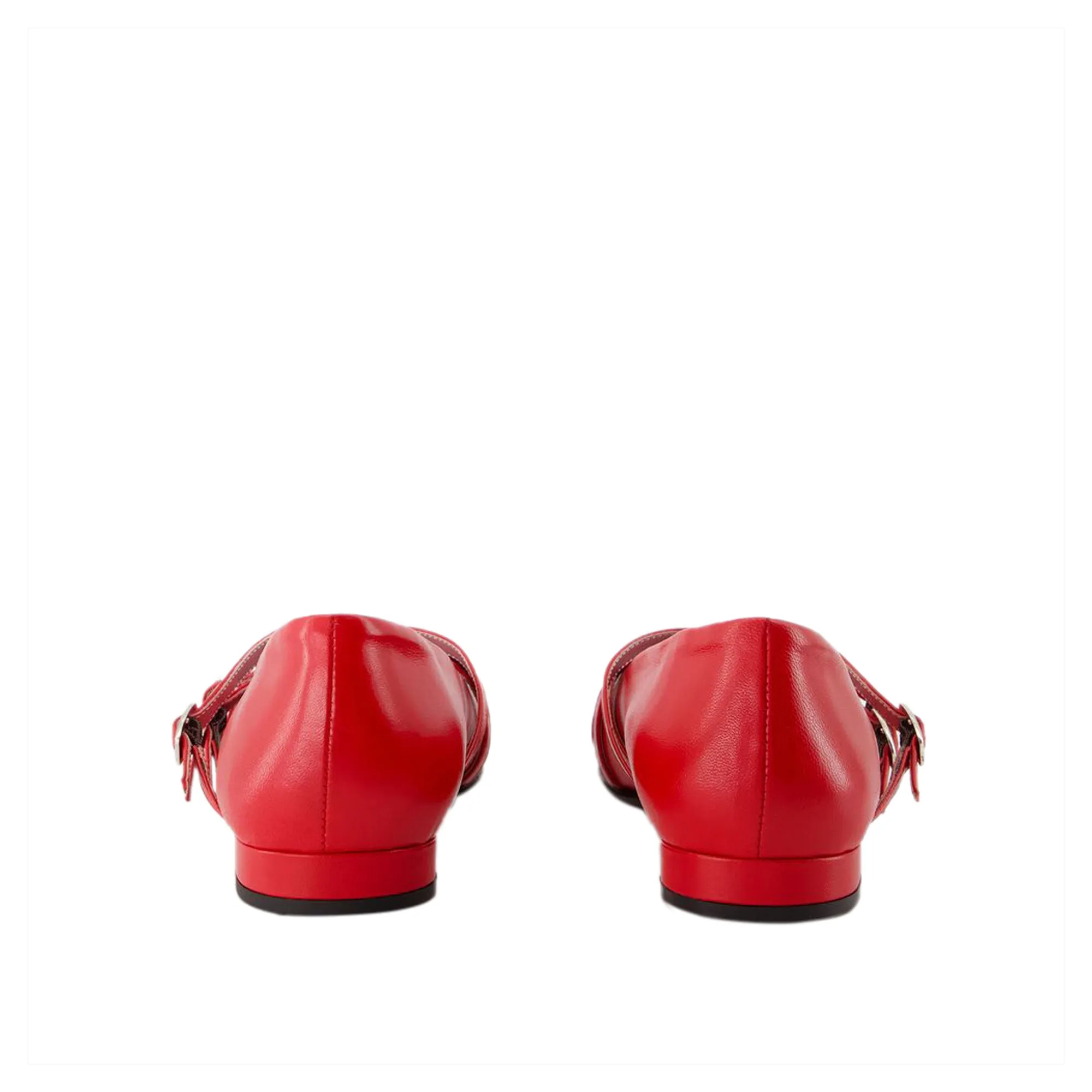 Eloise Ballerinas - Carel - Leather - Red