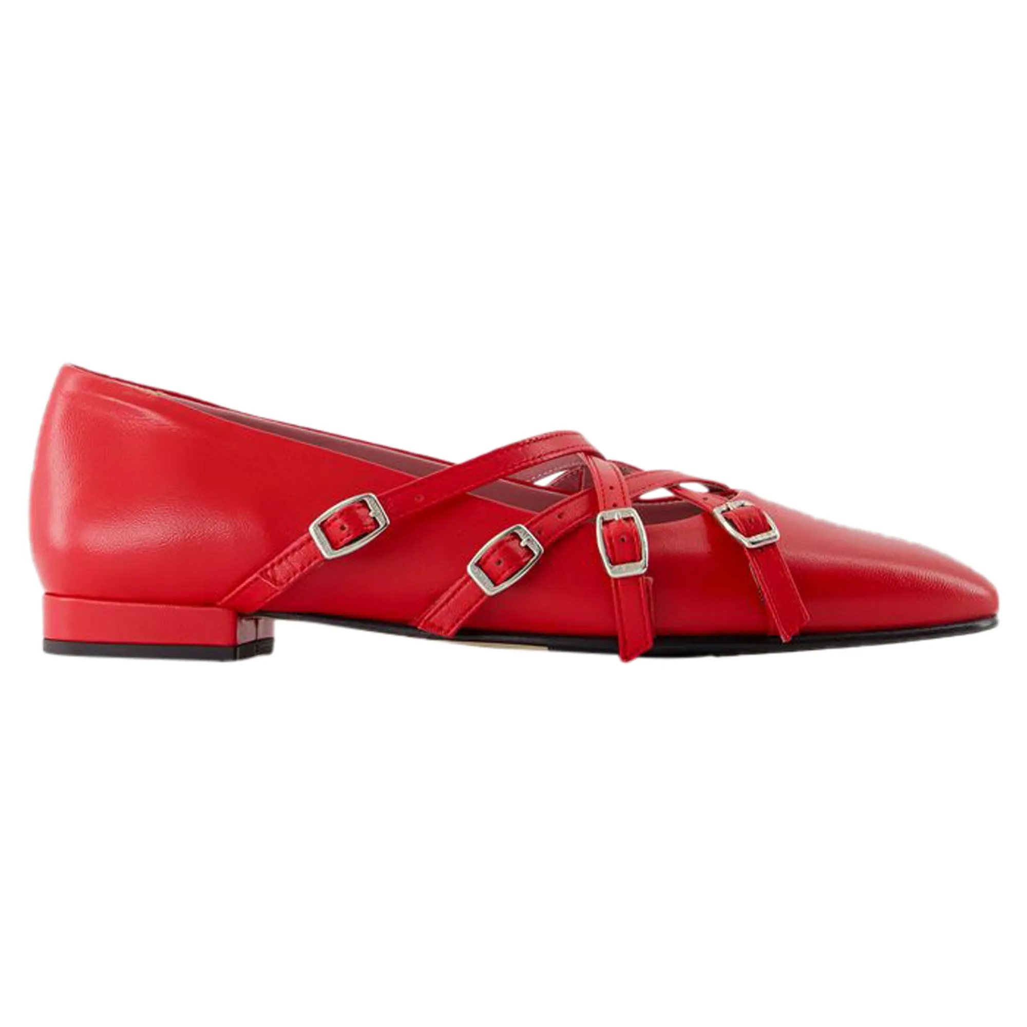 Eloise Ballerinas - Carel - Leather - Red