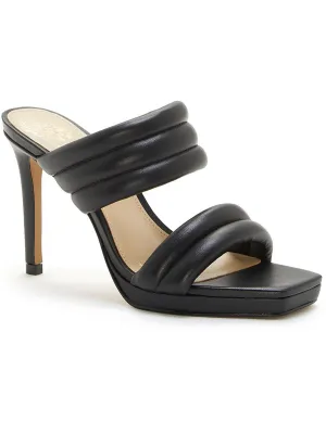 Eluinsa Womens Leather Slip On Heels