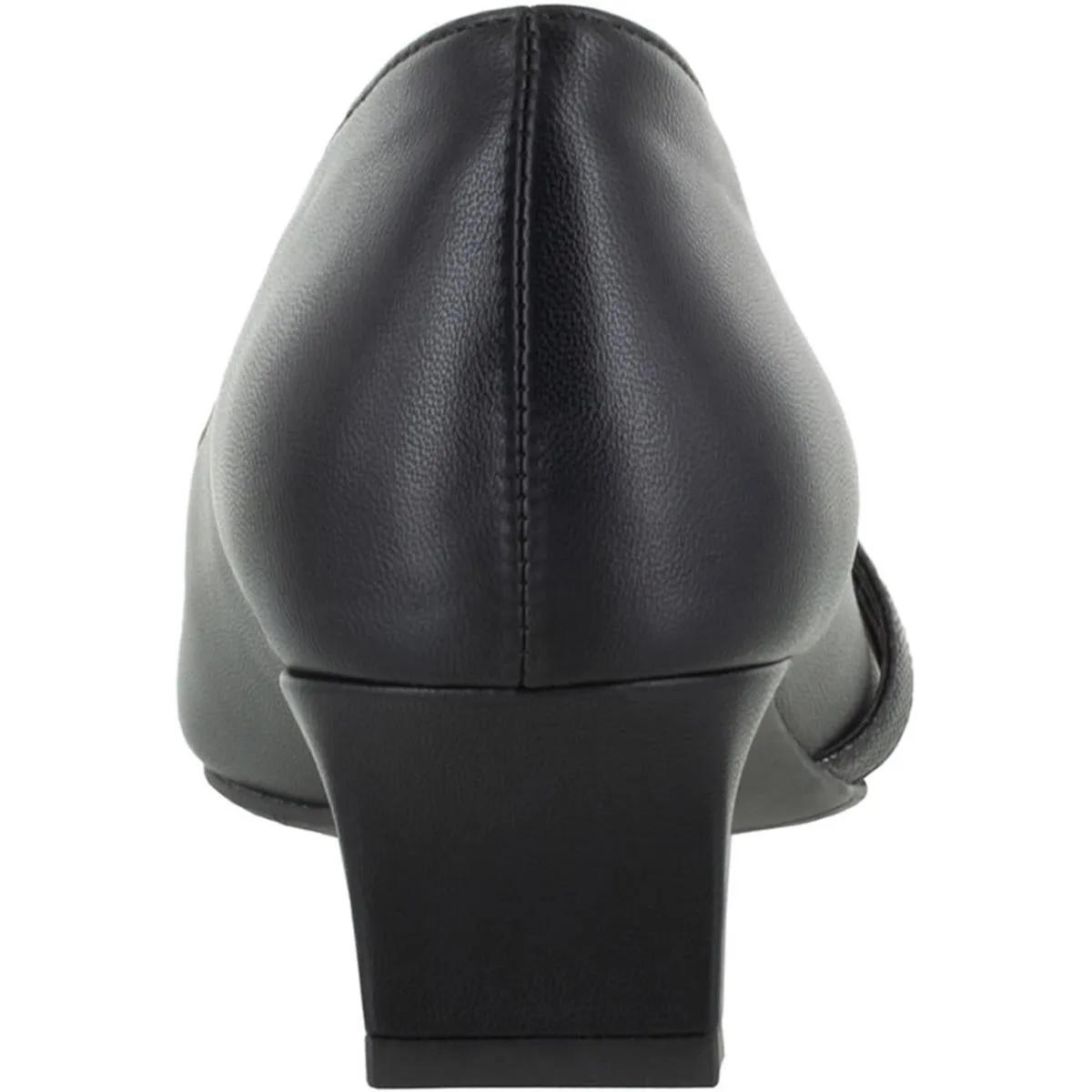 Entice Womens Faux Leather Block Heel Dress Heels