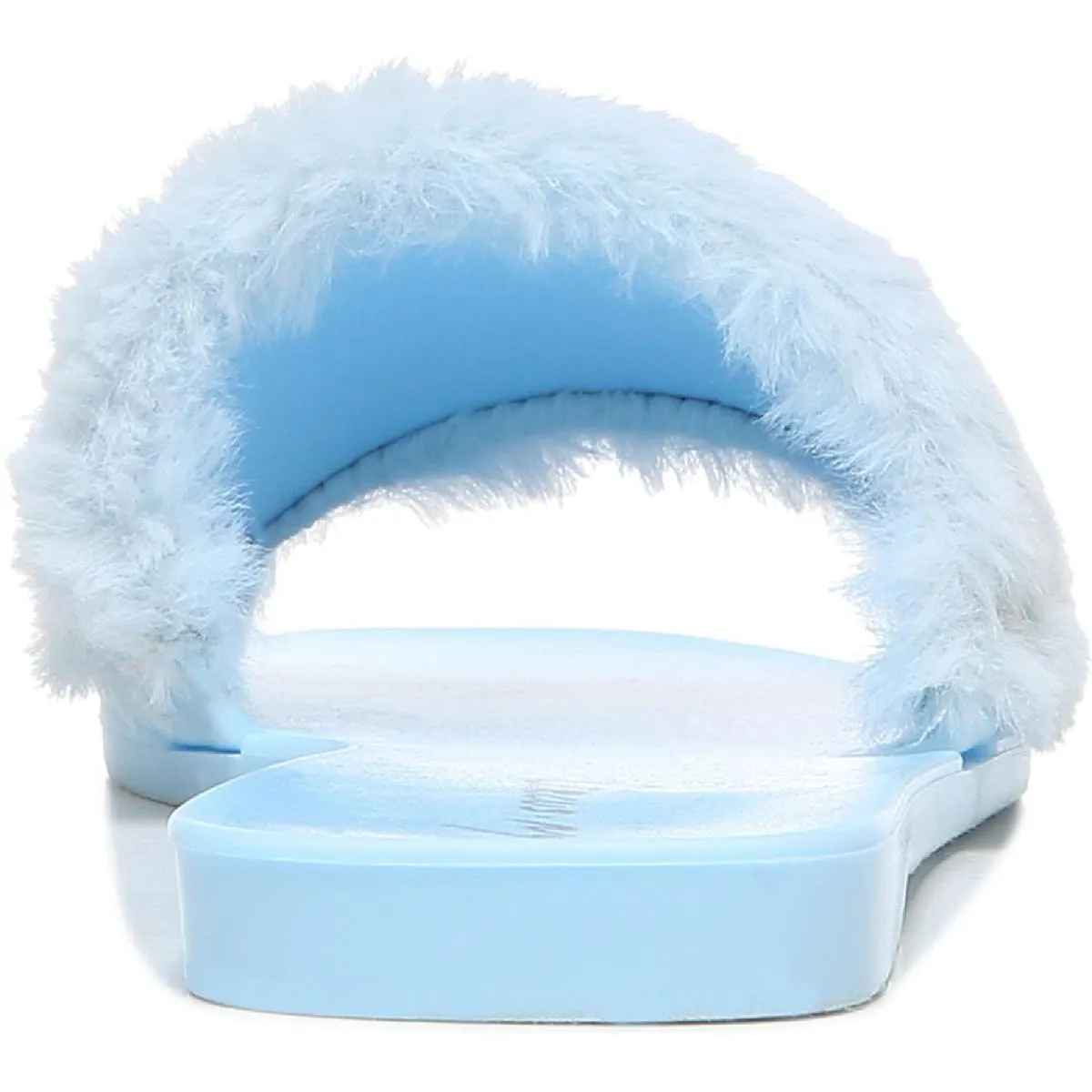 Everette Womens Cozy Faux Fur Jelly Sandals