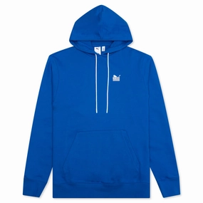 Every Day Hussle Hoodie - Blue Puma shoes with suede and modern shape