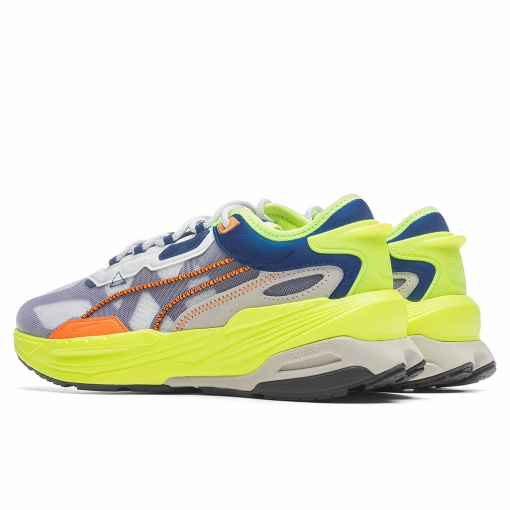 Extent Nitro Advanced - White/Sailing Blue Puma Suede Street Sneakers