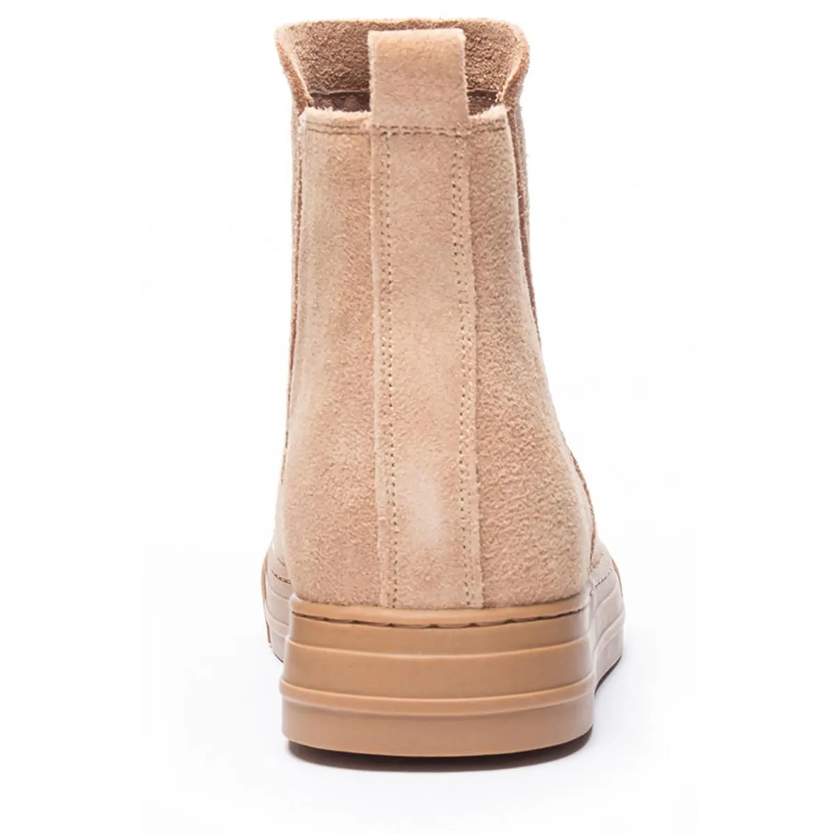Fabina  Womens Leather Pull On Chelsea Boots