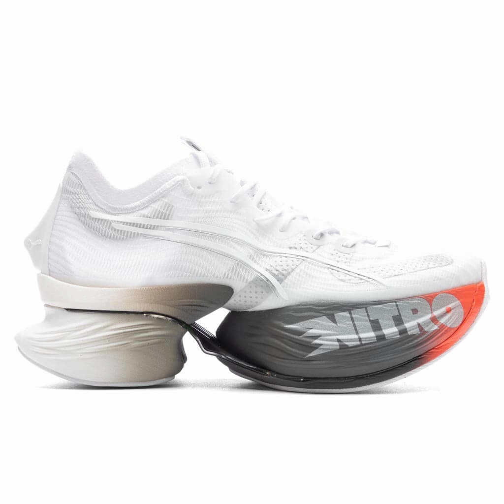 Fastroid - White/Silver/Cherry Tomato (Launch 9/1) Puma sneakers for casual streetwear
