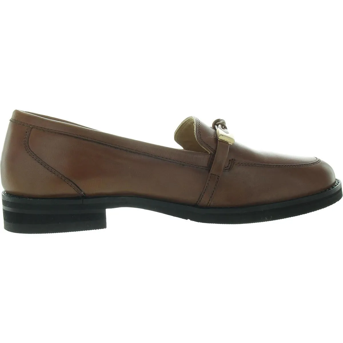Femi Womens Solid Man Made Loafers