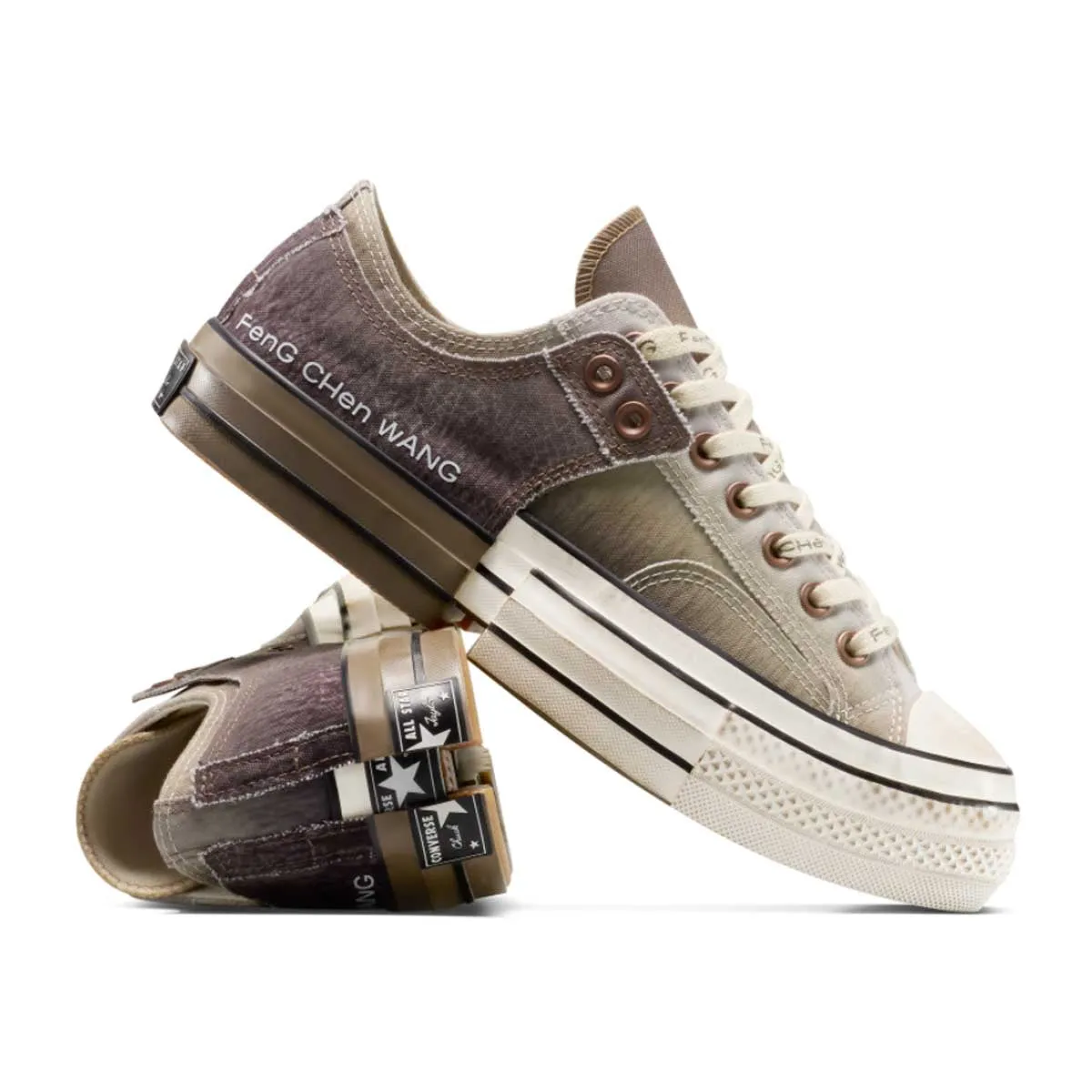   Feng Chen Wang 2-in-1 Chuck 70 Low Top 'Brown Egret'