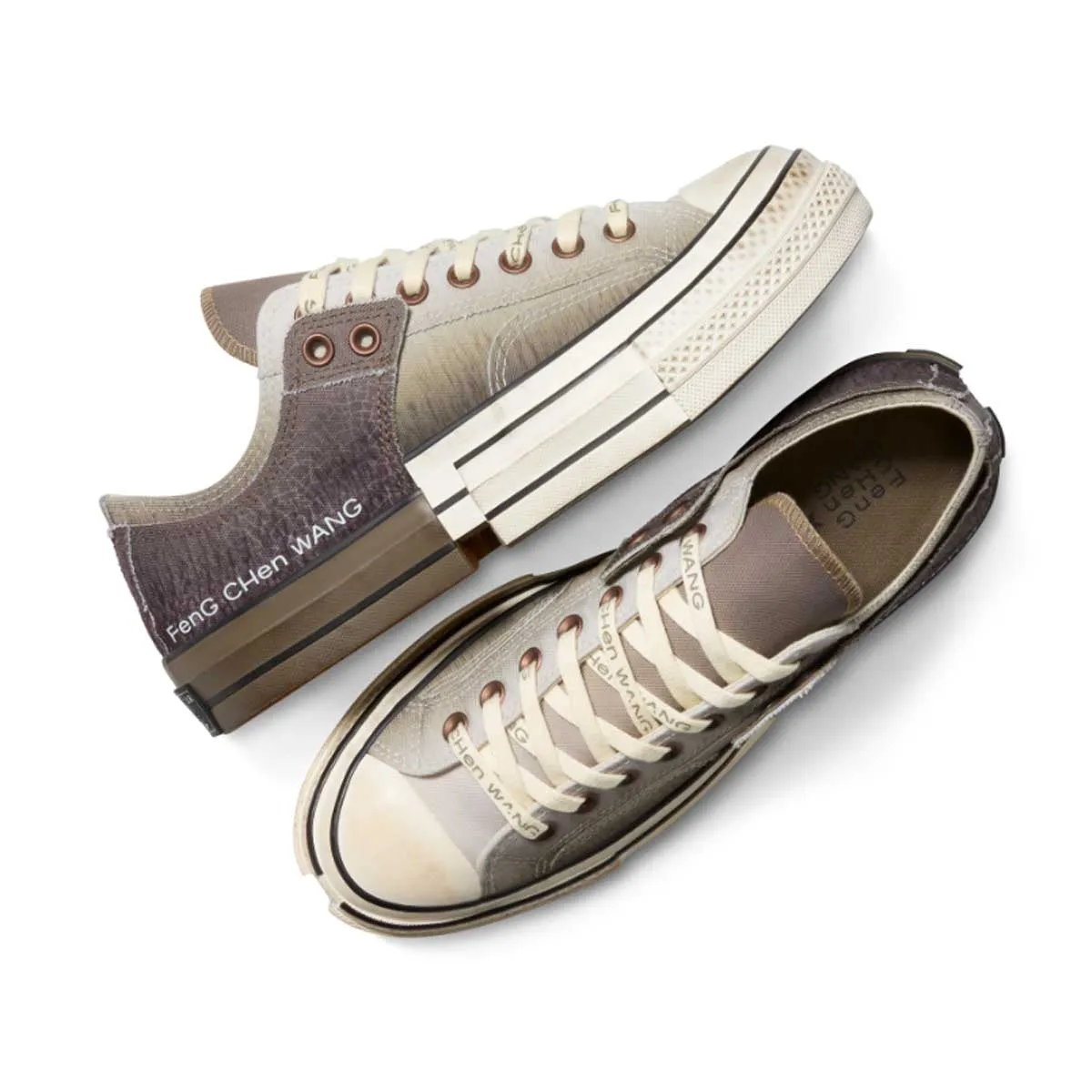   Feng Chen Wang 2-in-1 Chuck 70 Low Top 'Brown Egret'