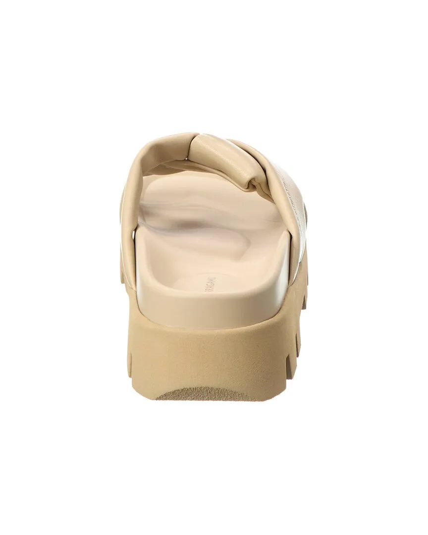 Ferragamo Air Lug Leather Sandal