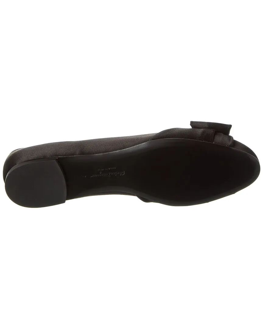 Ferragamo Varina Satin Flat