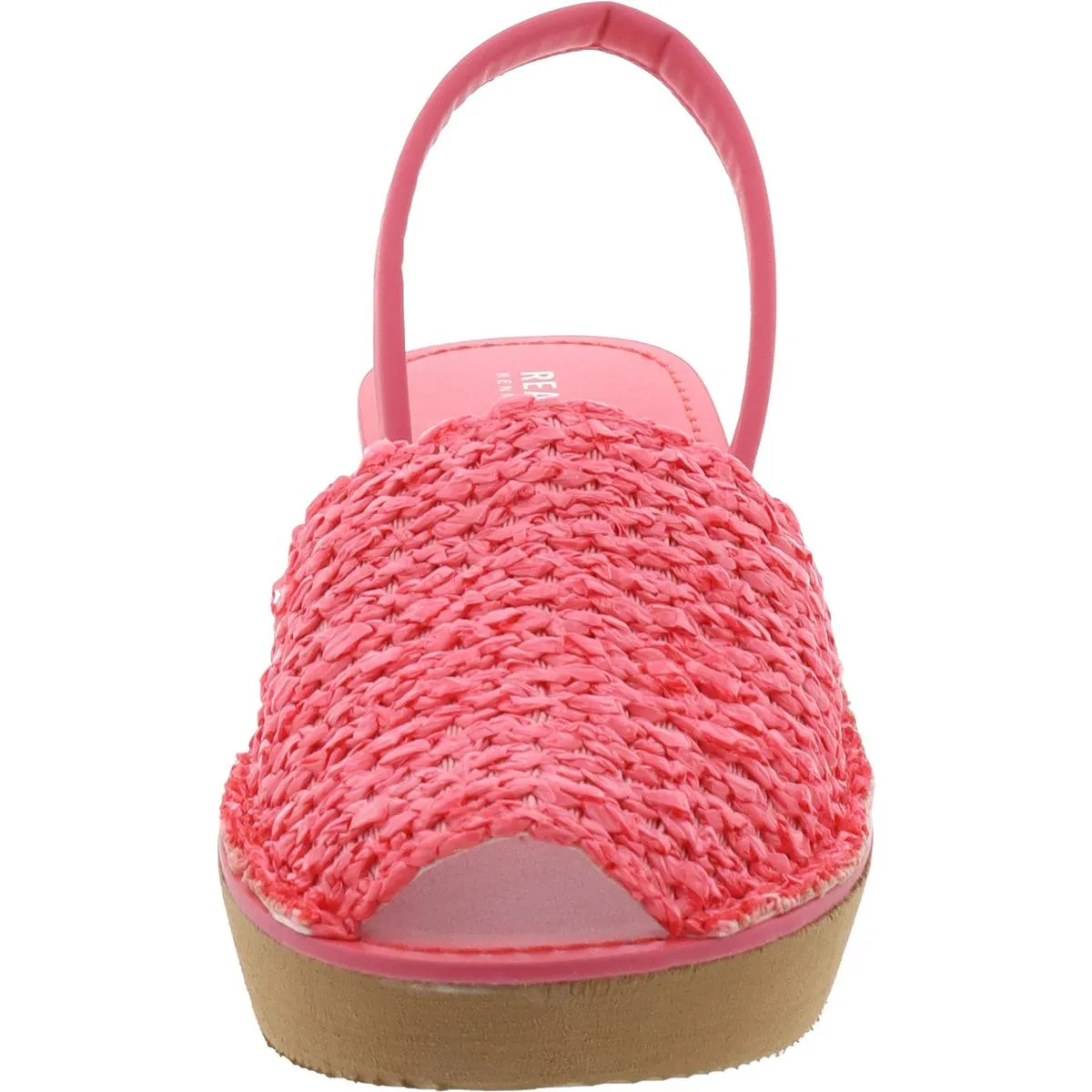 Fine Glass Weave Womens Woven Wedge Slingback Sandals