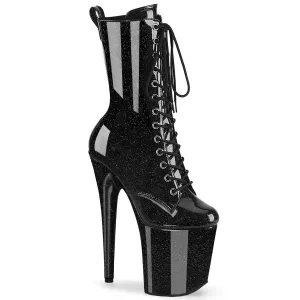 FLAMINGO-1040GP Black Glitter Patent/M