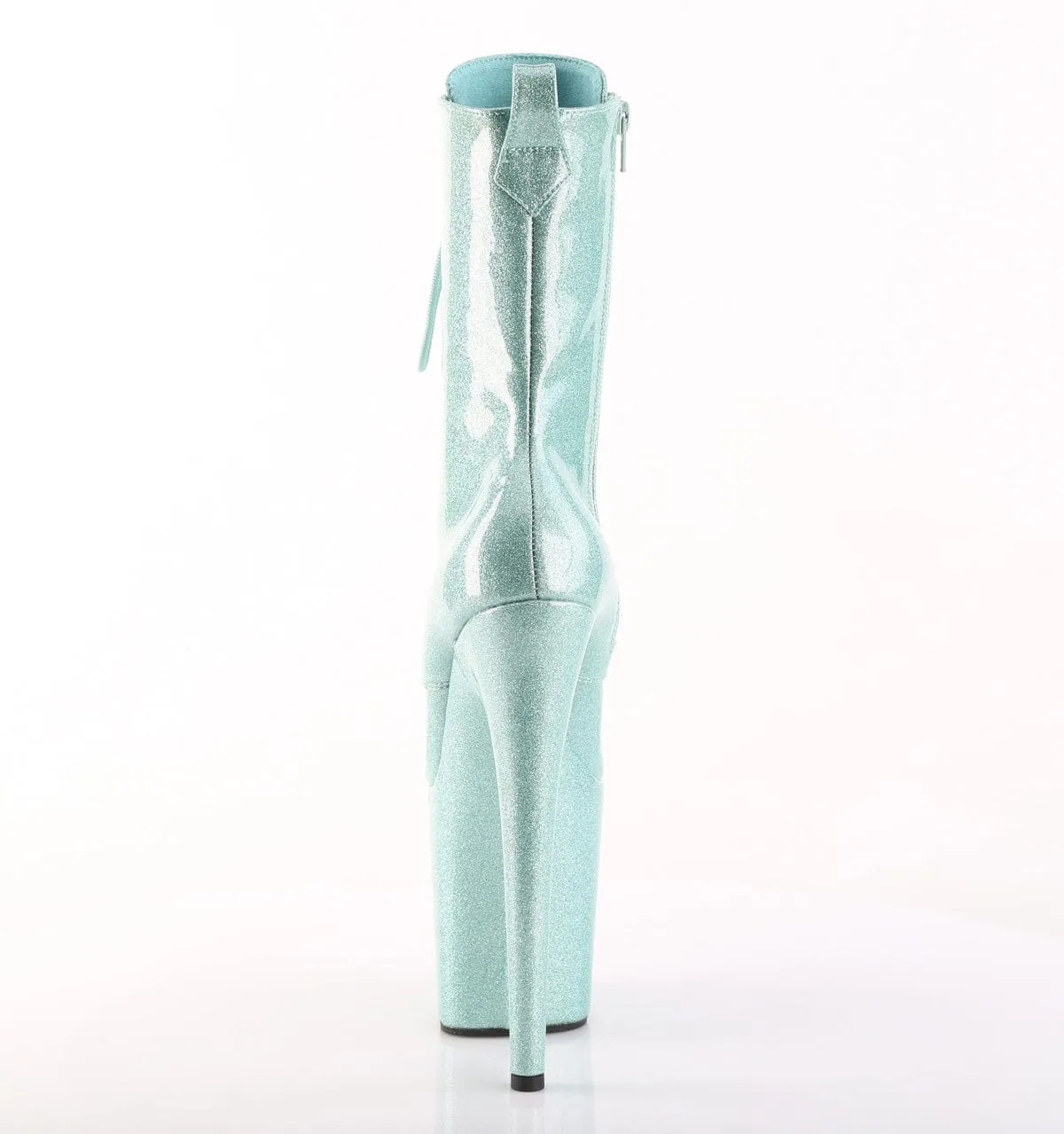 FLAMINGO-1040GP Platform Shoes Mint Glitter Patent M
