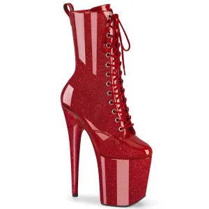 FLAMINGO-1040GP Ruby Red Glitter Patent/M