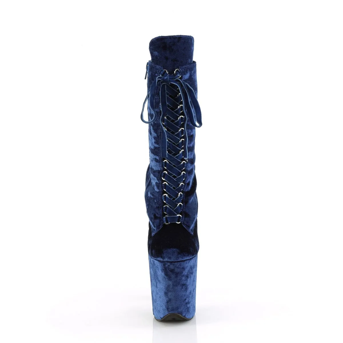 FLAMINGO-1045VEL Navy Blue Velvet/Navy Blue Velvet