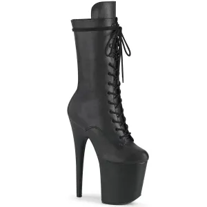 FLAMINGO-1050WR Black Faux Leather/Black Faux Leather