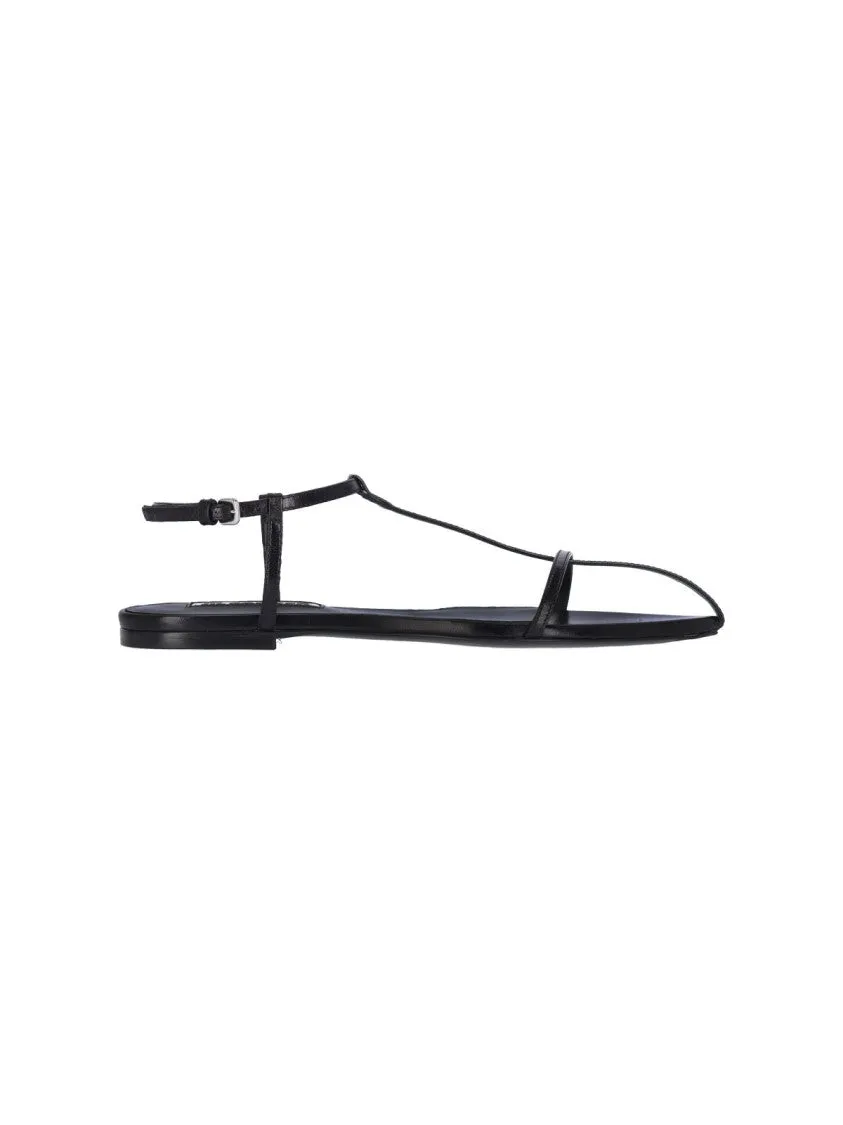 Flat Sandals  Black