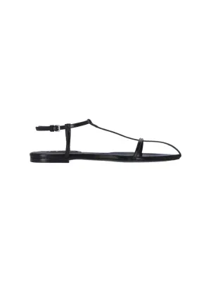 Flat Sandals  Black